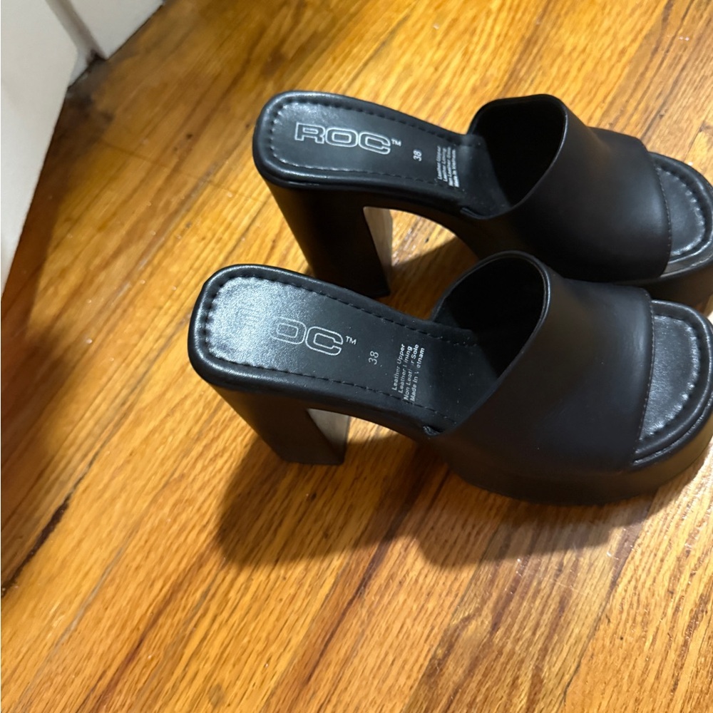Urban Outfitters Black Block Heels